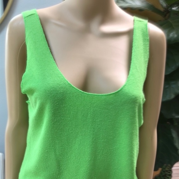 Zara green crop top NWT - Picture 2 of 7